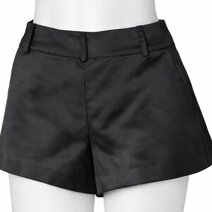 BCBGMAXAZRIA Satin Dress Shorts – Size 2 – Black